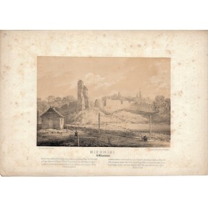 Napoleon Orda, Medininkų pilies vaizdas 1870