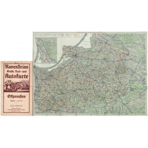 Rytų Prūsijos kelių žemėlapis 1941