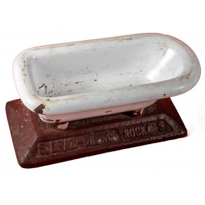 Souvenir-promotional bathtub S.BRAZ-WILNO TROCKA 3., Vilnius. First half of the 20th century.