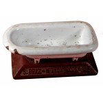 Souvenir-promotional bathtub S.BRAZ-WILNO TROCKA 3., Vilnius. First half of the 20th century.