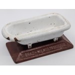 Souvenir-promotional bathtub S.BRAZ-WILNO TROCKA 3., Vilnius. First half of the 20th century.
