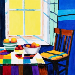 Sebastian Stachura, White and Yellow, 2025