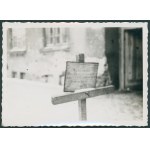 Warszawa - Praga jesień - zima 1939 / 1940 [nagrobki okolice ul. Jagiellońskiej] fotografia [vintage print / przed 1945]