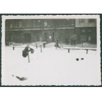 Warszawa - Praga jesień - zima 1939 / 1940 [nagrobki okolice ul. Jagiellońskiej] fotografia [vintage print / przed 1945]