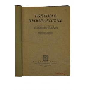 Pokłosie geograficzne. Zbiór prac poświęcony Eugeniuszowi Romerowi przez jego uczniów i przez Książnicę-Atlas, Lwów-Warszawa 1925r.