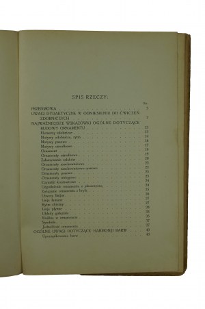 HOMOLACS Karol - Manual for ornamental exercises, Krakow 1930.