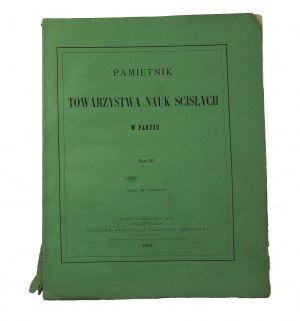 Memoirs of the Society of Science in Paris, Volume III, Paris 1873.
