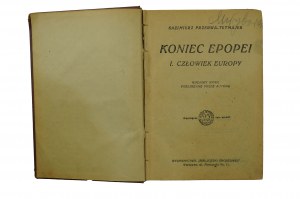 PRZERWA-TETMAJER Kazimierz - The End of the Epic, Parts I-II, Publisher of the 