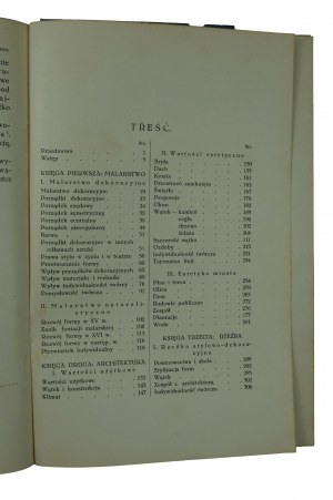 NIEWIADOMSKI Eligiusz - Wiedza o sztuce na tle jej dziejów, Warsaw 1923.