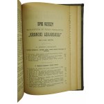 HEWELKE Otton, ZAWADZKI Jóżef - Kronika lekarska miesięcznik poświęcony przeglądowi postępów umiejętności lekarskich, KOMPLETNY ROCZNIK 1894, Warszawa 1894r.