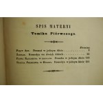 KORZENIOWSKI Józeg - Dramata i komedye mniejsze, tom I , Wilno 1846r.