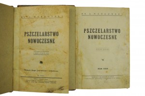 MARGOÑSKI A. - Modern Beekeeping, Part I - II, edition and property of the author, 1931.