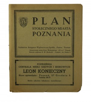 Plan of the capital city of Poznan [after 1945].