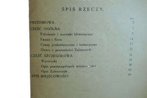 SCHWARTZ Jóżef - Zaleszczyki and vicinity. A sightseeing guide , 1931.