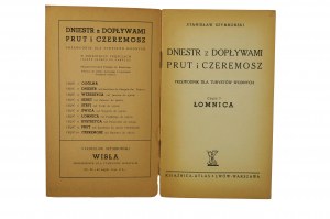 SZYMBORSKI S. - Dniester with tributaries Prut and Czeremosz guide for water tourists, part VII: Lomnica, Lviv-Warsaw 1937.