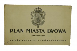 Lviv city plan , scale 1:15,000, Książnica-Atlas, Lviv-Warsaw 1931.
