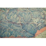 Czarnochora z częścią Beskidu Huculskiego - Narciarska Mapa Plastyczna, Blokdiagram nr 5, Towarzystwo Krzewienia Narciarstwa, Kraków 1934r.