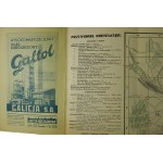 Lwów plan miasta, skorowidz ulic, przewodnik orientacyjny, podziałka 1:20.000, Lwów V.1938r.