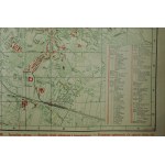 Lwów plan miasta, skorowidz ulic, przewodnik orientacyjny, podziałka 1:20.000, Lwów V.1938r.