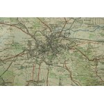 Mapa okolic Lwowa , podziałka 1:100.000 [przed 1939r.] Instytut Kartograficzny im. E.Romera