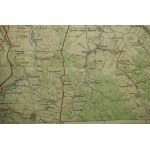 Mapa okolic Lwowa , podziałka 1:100.000 [przed 1939r.] Instytut Kartograficzny im. E.Romera