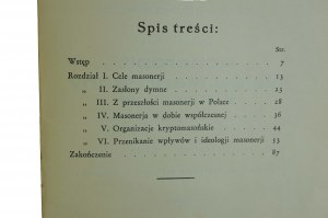 SKRUDLIK Mieczyslaw - Masonry in Poland , Katowice 1935.