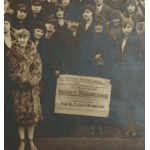 IŁŁAKOWICZÓWNA Kazimiera - photograph with the poet and a poster inviting to an author