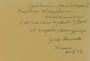 BURSZTA Józef - Katalog wystawy 