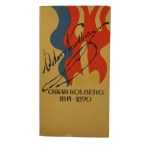 BURSZTA Józef - Katalog wystawy Dzieła wszystkie Oskara Kolberga, dedykacja i autograf autora, datowane 24.IX.1973r.