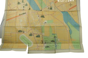 SAWICKI Tymoteusz - 3 days in Warsaw - Wilanów - a guide with special planners for each day and a general plan of monumental Warsaw, Warsaw 1927.
