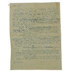 Władysław SEMKOWICZ [1878-1949] odręczny list w sprawie polemiki dotyczącej II tomu Dziejów Rosji, datowany 31.X.1935r.