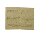 Stanisław SMOLKA [1854-1924] polski historyk, odręczny list z prośbą o opiekę nad naszymi pracami w Archiwum Watykańskim, datowany: Wiedeń 5.III.1892r.