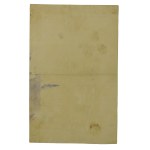 Oswald BALZER [1858-1933] odręczny list z podziękowaniem za dary [książki] na cele naszych bibliotek, datowany Lwów 4.I.1904r.