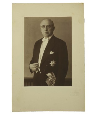 Photograph with a Knight of the Grand Cross with Star of the Order of Saint Sava [Yugoslavia].