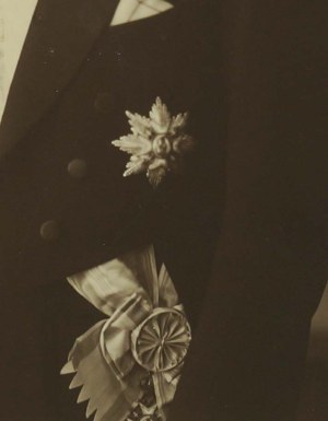 Photograph with a Knight of the Grand Cross with Star of the Order of Saint Sava [Yugoslavia].