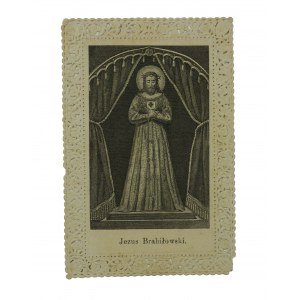 Jesus of Brahil , holy picture, lace picture