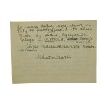 Witold LUTOSŁAWSKI [1913-1994] korespondencja na papierze z nagłówkiem kompozytora, datowana 27.VIII.1959r., autograf