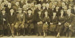 [KOŁOMYJA (?)] Major Władysław Gniadego street , commemorative photo from the ceremony of unveiling the street name plaque