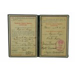 Świadectwo potwierdzające zdanie egzaminu czeladniczego dla zawodu tapicerskiego, wystawione dla Marian Budaszewski [ur. 1913], Poznań 28.10.1933r.