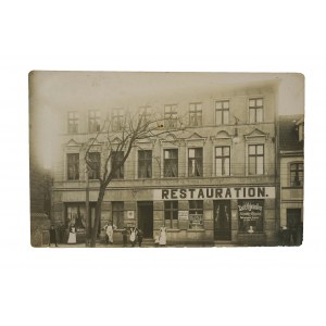 [WĄBRZEŹNO] ulica Wolności 14, rzeźnik [Leonhard von Leski, Rudolf Reich] i restauracja Burg Hohenzollern, RZADKIE