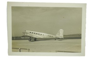 Old aircraft of TWA [Trans World Airlines] airline operating from 1930 to 2001