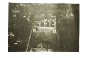 Aerial photo POZNAŃ Grunwaldzka street visible Government Palace and Palace of Art [PWK 1929].
