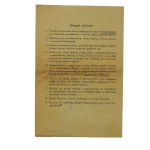 Karta zlotowa dla druhny z Centrali KPMŻ w Poznaniu na zlot jubileuszowy 28-29.V.1939r.