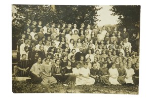 Young Poland Association - Poznań, in the center you can see Father Józef Schulz, 1930s.