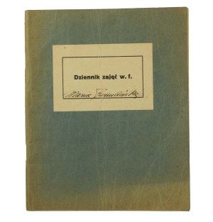Journal of classes of the w.f. Subzone II district in Swarzedz for the years 1936-1939 kept by Maria Furmanska (?) from Poznan