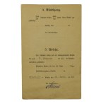 Karta [świadectwo] pracy małoletniego górnika kopalni GLÜCKHILF w Sobięcinie [Wałbrzych] za czas okupacji: 6.IV.1939 - 7.X.1944r.