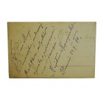 Kajetan Kopczyński [1879-1940] dedykacja i autograf na fotografii pocztówkowej w roli Arno w operza Ijoli, datowana: 21.X.1920r.