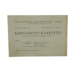 KWARTET SMETANY autografy członków zespolu [J.Novak, L.Kostecky, J.Rybensky, A.Kohout] 19.X.1950r.