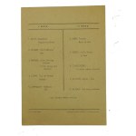 Program koncertu dr. Eleméra Fehéra w sali Bartóka z dnia 3 czerwca 1955 roku