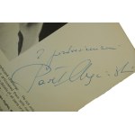 Paweł CHĘCIŃSKI pianista i pedagog , dedykacja i autograf na programie koncertowym, datowane 1.VI.1974 Poznań